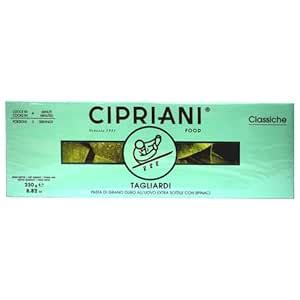 Cipriani Tagliardi Extra Thin Durum Wheat Egg Pasta with Spinach, 250 ...