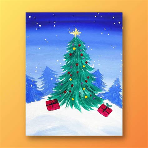Easy Christmas Painting Ideas