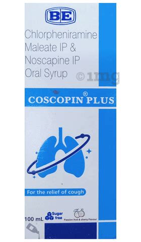 Coscopin Plus Sugar Free Passion Fruit & Cherry Flavour Syrup | Uses ...