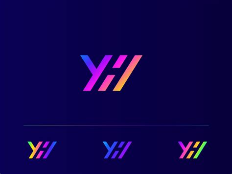 YH monogram | Identity design logo, Cool lettering, Logo design