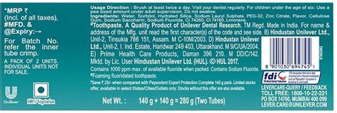 Buy PEPSODENT EXPERT PROTECTION COMPLETE TOOTHPASTE 2 X 140 GM Online ...