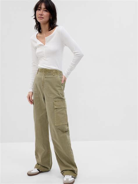 Cargo Black Pants Gap at Louise Mcmakin blog
