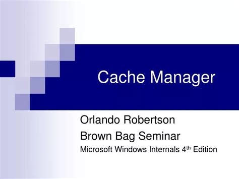 Image result for Cache Manager