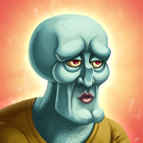 ArtStation - Sexy Squidward - Spongebob Squarepants