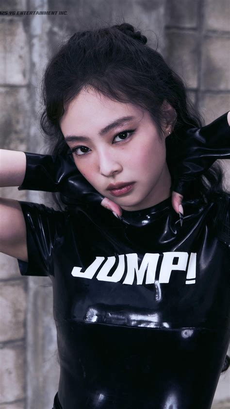 Jennie - JUMP Wallpaper 4K, Portrait, Blackpink