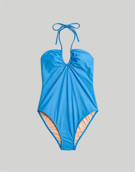 Halter String One-Piece Swimsuit | Madewell
