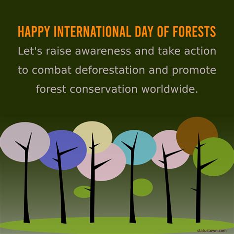 Happy International Day of Forests! Let's raise awareness and take action to combat ...