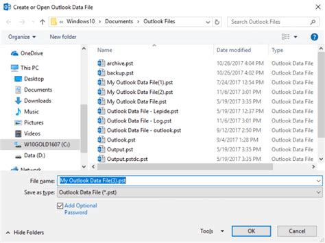 Image result for Create New Empty PST File