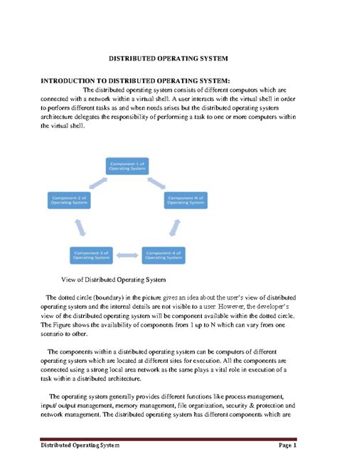M2distributedoperatingsystem 1 - DISTRIBUTED OPERATING SYSTEM ...