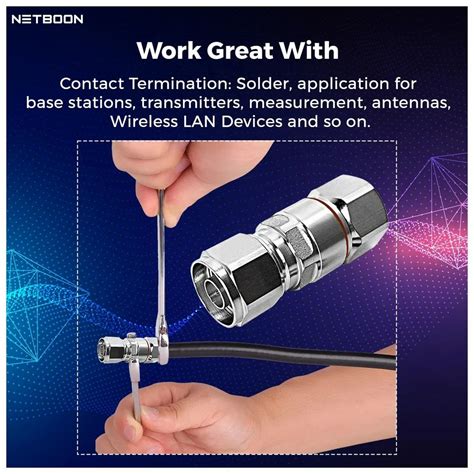 N Connectors - N Type Female Socket Panel Mount Solder RF Coax ...