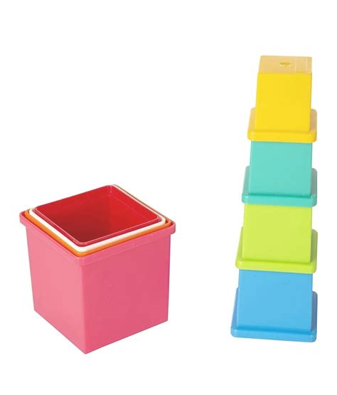 Funskool Giggles Stacking Cubes Multi Colour 8 Colourful Cubes
