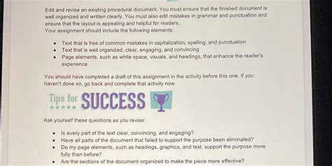 Image result for Procedural Document Example