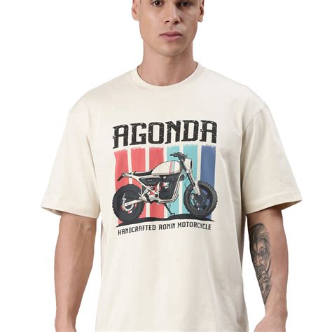 TVS Lifestyle 100% Cotton Oversized Graphic T-shirt for Men | Premium