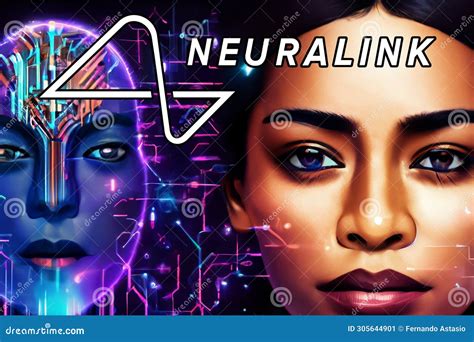 Neuralink. Elon Musk Artificial Intelligence Stock Image - Image of ...