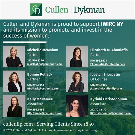 Michelle McMahon on LinkedIn: Thank you Cullen and Dykman LLP for ...