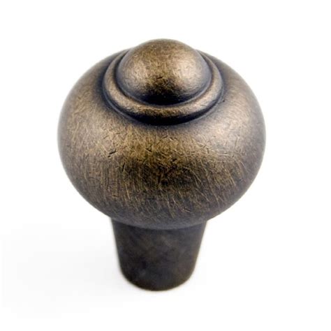 RK International Antique English Round Transitional Cabinet Knob in the ...