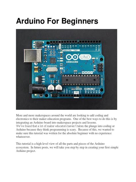 Image result for Arduino Tutorial for Beginners 1