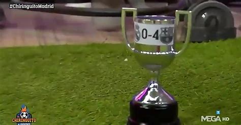 唯一一冠？西媒节目皇马嘉宾送巴萨嘉宾奖杯 名为巴萨4比0皇马_PP视频体育频道