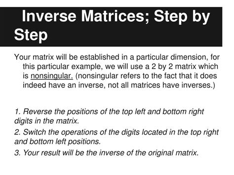 Inverse of Matrices Tutorial 的图像结果