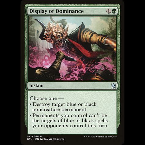 MTG Display of Dominance Dragons of Tarkir dtk#182 - Madtoyz