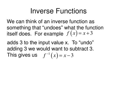 Inverse Functions Explained 的图像结果