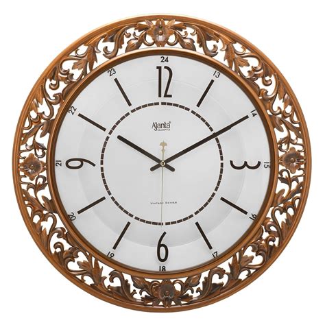 Buy Ajanta Clock Wall Clock for Home and Offices Silent Sweep Movement ...