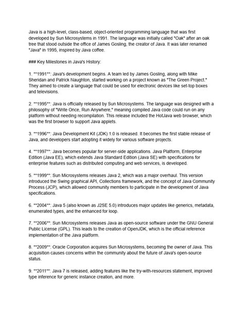 Image result for The First Version of the Java Programming Language