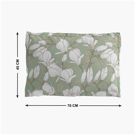 Buy Oxford Blush Set of 2 Floral Print Pillow Covers - 70x45cm from ...