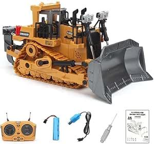 JOLLY PEBBLE 9 Channel RC Bulldozer, Remote Control Excavator, 1/24 ...