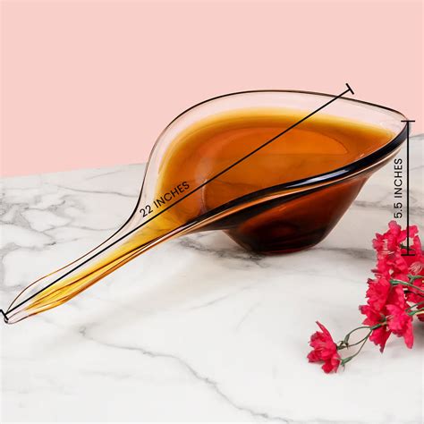 Amber Essence Handblown Glass Vase & Decorative showpiece | Dekor ...