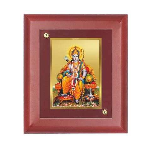Diviniti 24K Gold Plated Ram Thakur Photo Frame For Home Decor, Wall D ...