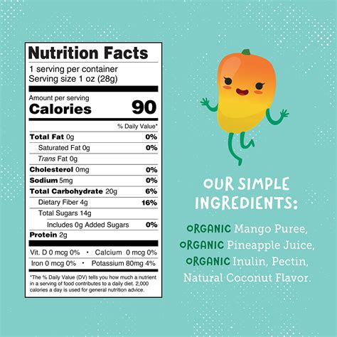 Buy YOU LOVE FRUIT -COCONUT MANGO TANGO All Natural Fruit Snacks ...