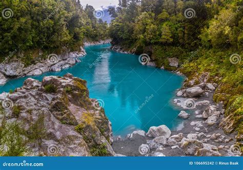 Hokitika River Gorge stock photo. Image of blue, coast - 106695242