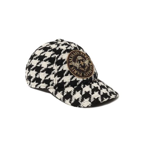 Balmain – Unisex Black & White Wool Caps – Little Tags Luxury