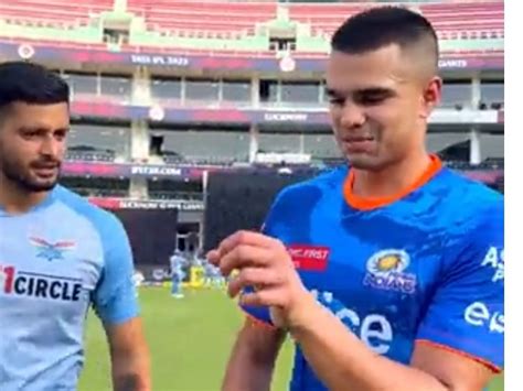 "A dog bit me the day before" - MI bowler Arjun Tendulkar's revelation ...