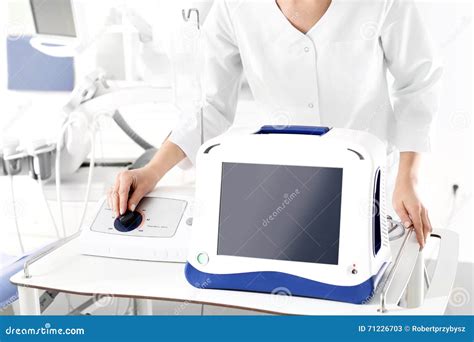 The Treatment Removing Varicose Veins. Stock Image - Image of examination, computer: 71226703