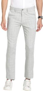 TURTLE Skinny Fit Men Grey Trousers - Buy TURTLE Skinny Fit Men Grey ...