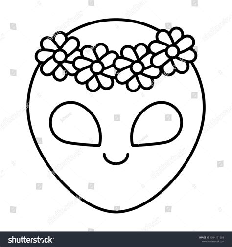 Cute Alien Icon Stock Vector (Royalty Free) 1094171588 | Shutterstock