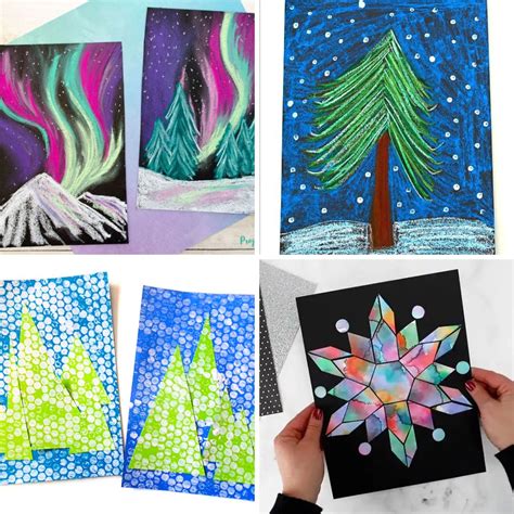 15 Winter Art Projects For Kids ~ Nifty Thrifty DIYer