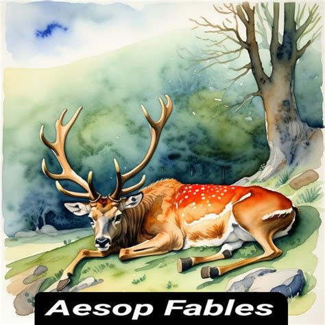 The Sick Stag [Male Deer] - Aesop Fables - Kids Story Short Stories for ...
