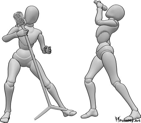 Singing Poses - Females dancing singing pose | PoseMy.Art