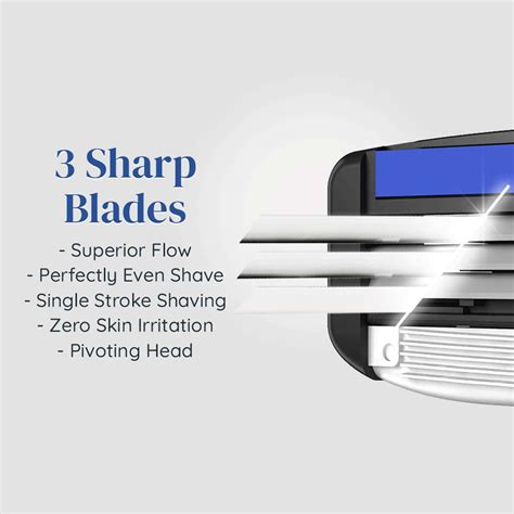 Buy LETSSHAVE PRO 3 SHAVING RAZOR FOR MEN - PRO 3 BLADE + RAZOR HANDLE ...