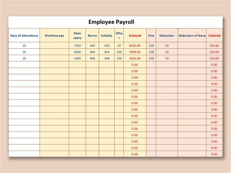 Job Costing Excel Template