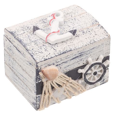 MLINS Vintage Treasure Chest Certificate Mediterranean Jewelry Box ...