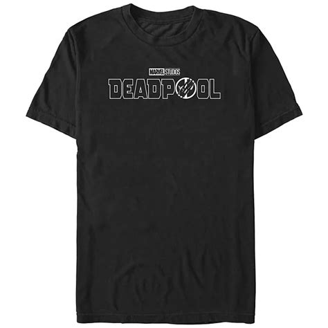 Big & Tall Marvel Deadpool Clawed Logo Graphic Tee
