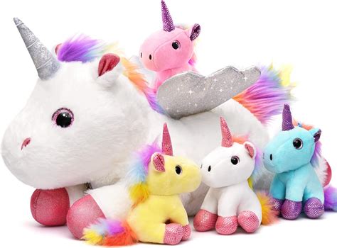 Tacobear 5pcs Unicorn Gifts for Girls Unicorn Plush Toys Unicorn ...