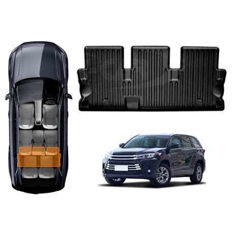 3D Floor Mats For Toyota Kluger 2014-2021 All-Weather Liners | X-CAR