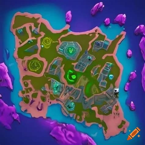 New fortnite map on Craiyon
