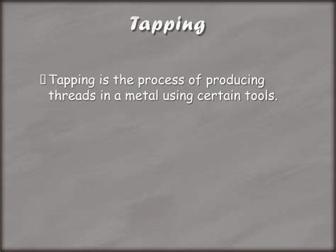 Tapping and Threading 的图像结果
