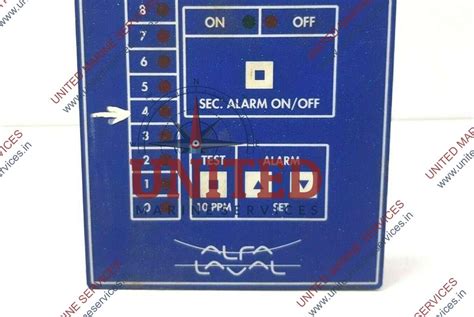 ALFA LAVAL SALINOMETER DS 20 REV.2 RELAY CONTROL C 20646 | United ...